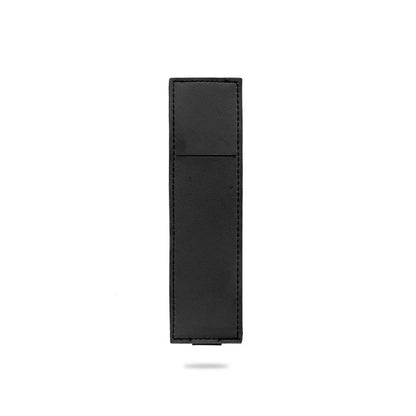 Pu Leather Pen Bag Elastic Buckle Book Notebook Fashion School Pen Case for Office Meeting Easy Carry Office Student Stationery