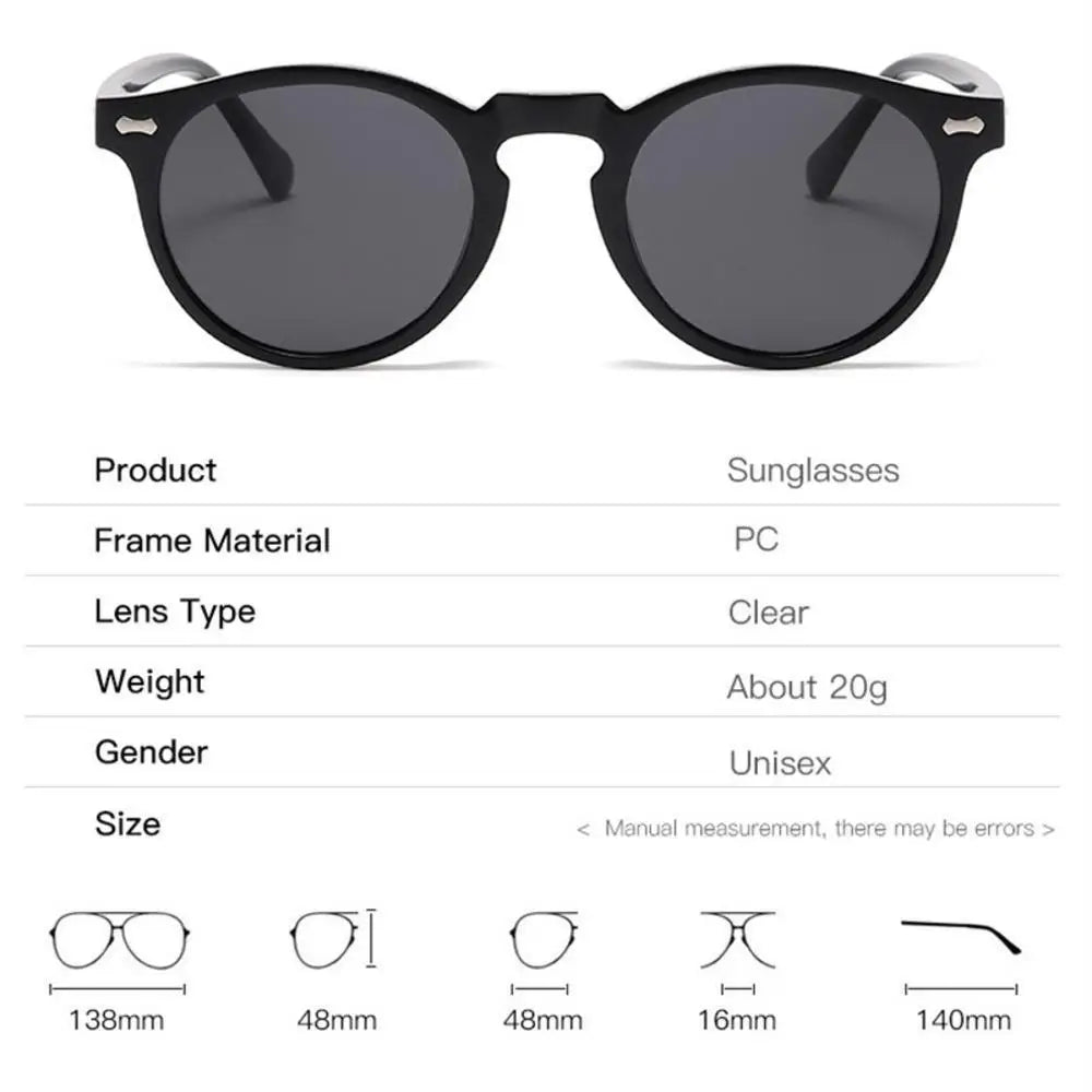 2026 Polarized Sunglasses Men Women Brand Designer Retro Round Sun Glasses Vintage Male Female Goggles UV400 Oculos Gafas De Sol