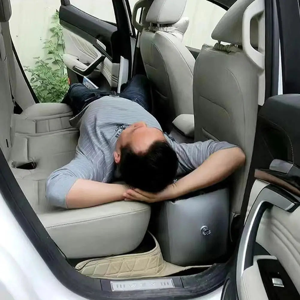 Car Travel Inflatable Back Seat Air Mattress Car Interior Camping Accessories