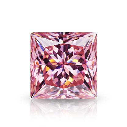 Pink Moissainte Diamond Stone 0.5ct-3ct D Color Gemstone Loose Gemstones Passed Diamond Tester GRA Certificate Ring Material
