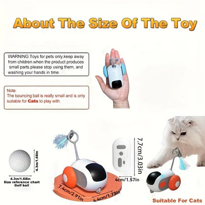 Smart Gravity Cat Toy Car Pet Toy