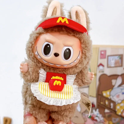 Labubu 17cm Clothes Outfit Accessories For Labubu Dolls Clothing Apron