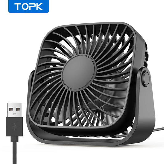4Inch USB Mini Portable Fan for Room Home Camping Boat