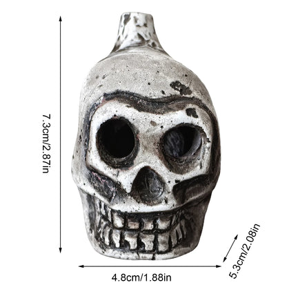 Aztec Death Whistle Skull Spooky Human Death Scream Loud Whistle Authentic Human Prank Battle Whistle Camping Emergency Tools