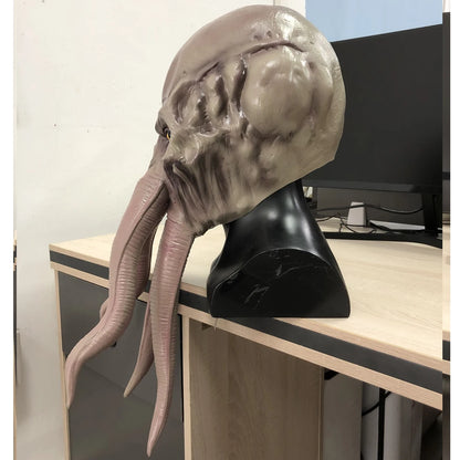 Gate 3 Lllithid Squiddy Mask Cosplay Octopuses Monster Latex Halloween Party