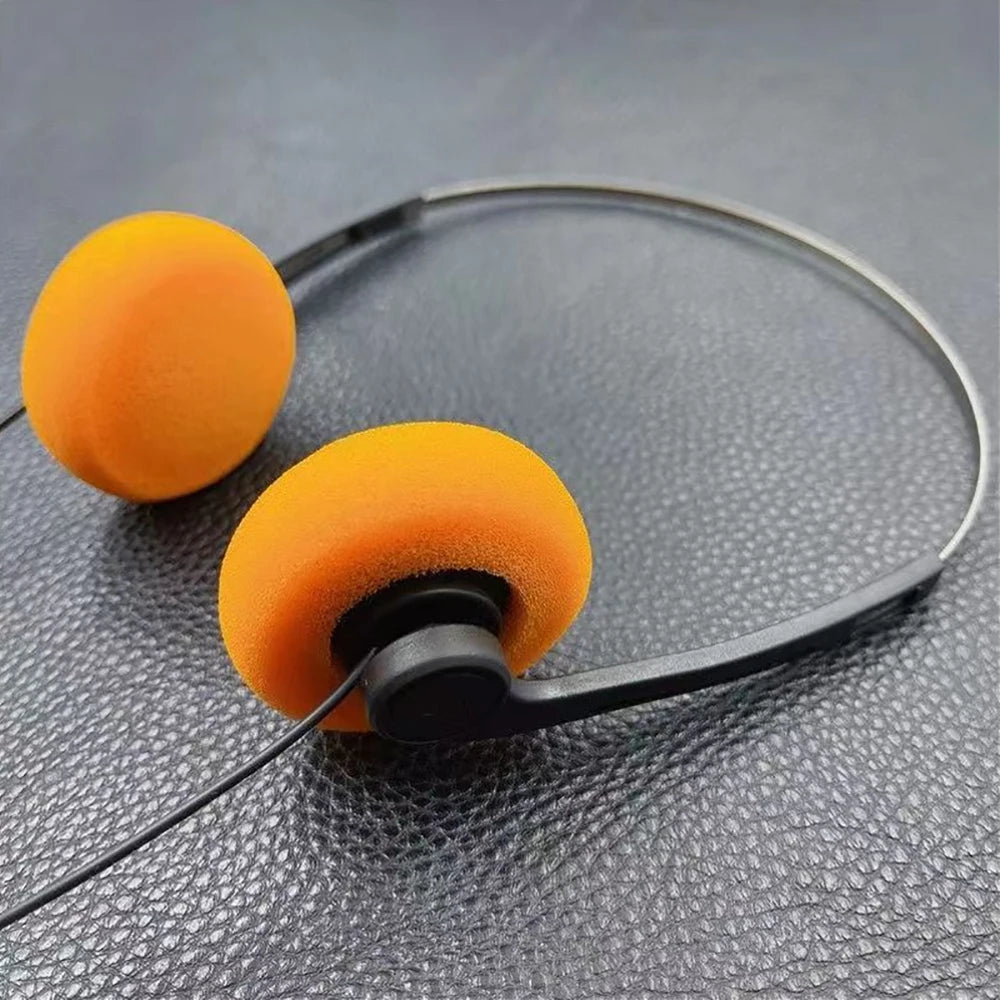 American Psycho Wired Stereo Headphones 3.5mm Retro Vintage Style for Walkman CD Player Computer