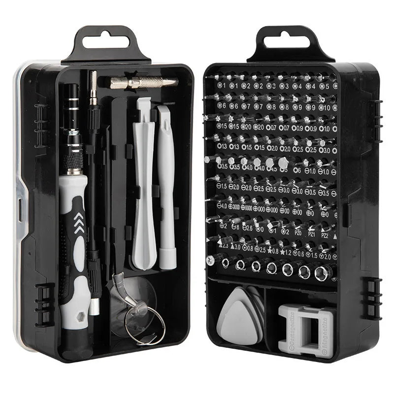 115 Pcs Precision Disassembly Repair Tool Kit Professional Screwdriver Torx Screw Tools Hardware Kit Watch Computer Mobile Phone