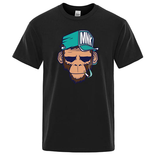Men T-Shirts Monkey Oversized Tees NEW