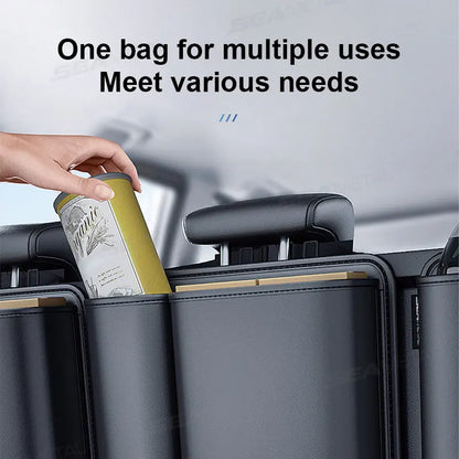 SEAMETAL Car Seat Back Hanging Bag Rear Seats Headrest Storage Bag for Car Trunk Tissue Drink Holder Large Capacity Organizer