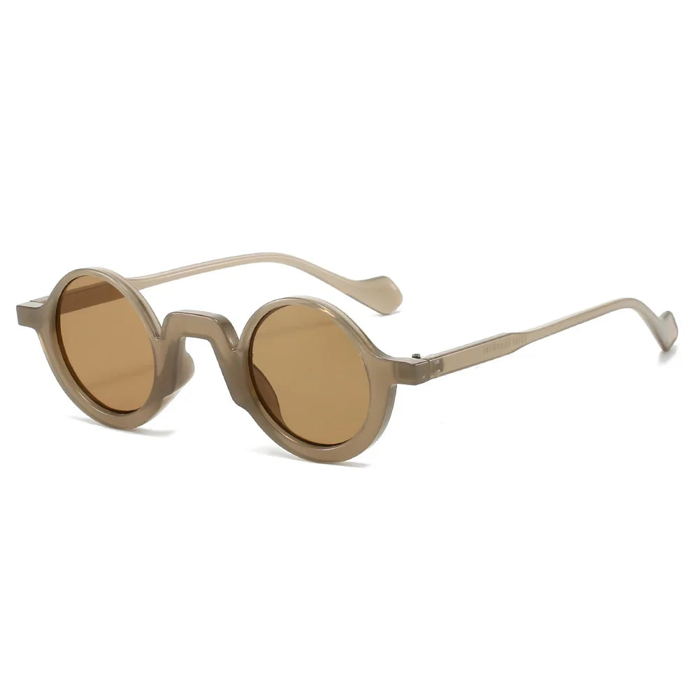 2025 Retro Round Sunglasses Men Women Unisex Fashoin Small Size SUn Shades Casual Travel Eyewear