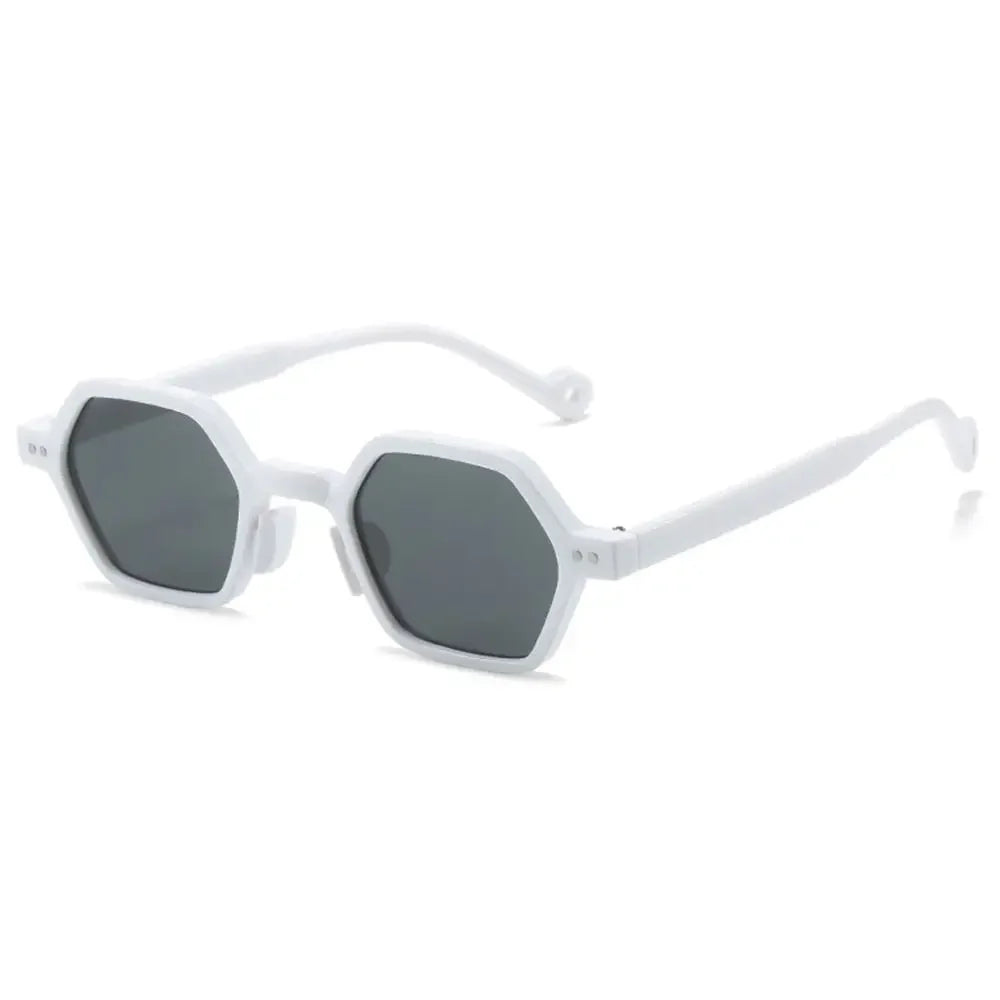 New Hippie Small Round Square Sunglasses Men Women Retro Steam Punk Glasses Vintage Gradient Driving Glasses UV400