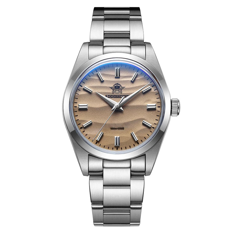 Watch Sand Dial 36mm Quartz Watch Waterproof 316L Stainless Steel Japanese QUARTZ