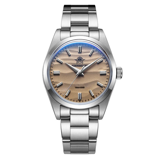 Watch Sand Dial 36mm Quartz Watch Waterproof 316L Stainless Steel Japanese QUARTZ