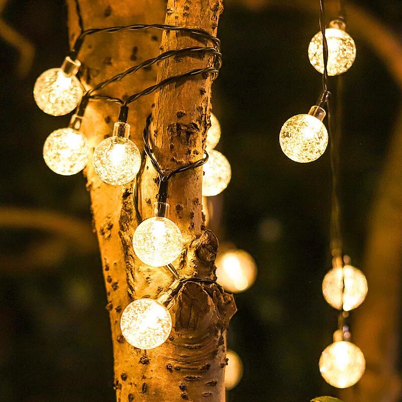 LED Solar Light Outdoor String Fairy Lamps Christmas Decor 🎄