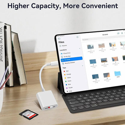 2in1 USB-C Card Reader USB C To SD Card OTG SD/TF Memory Converter Multifunctional Data