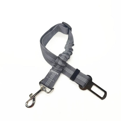 Pet Dog Seat Belt Adjustable Travel Car Safety Harnesses Lead Restraint Reflective Strap