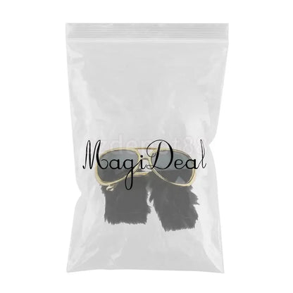 Italian Singer Tony Pitony Elvis Glasses with Hairs UNISEX Costume