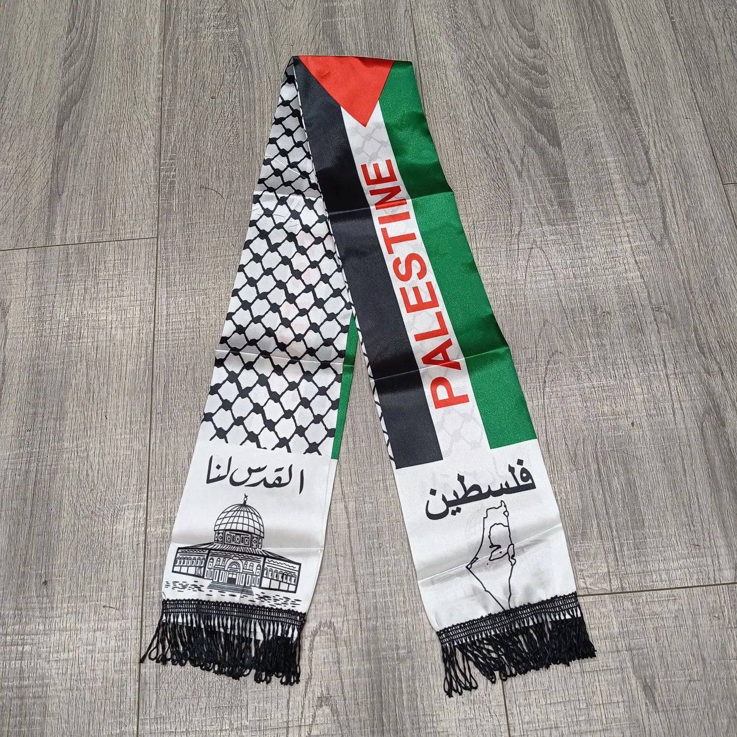 Palestine flag Custom Scarf palestine national day 14x130cm Printing Palestinian FREE PALESTINE