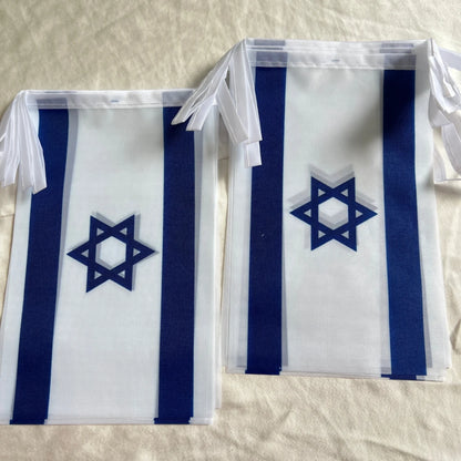 Israel Flags 5 Meters 14X21CM Bunting Banner Flag Israel 20pcs/set