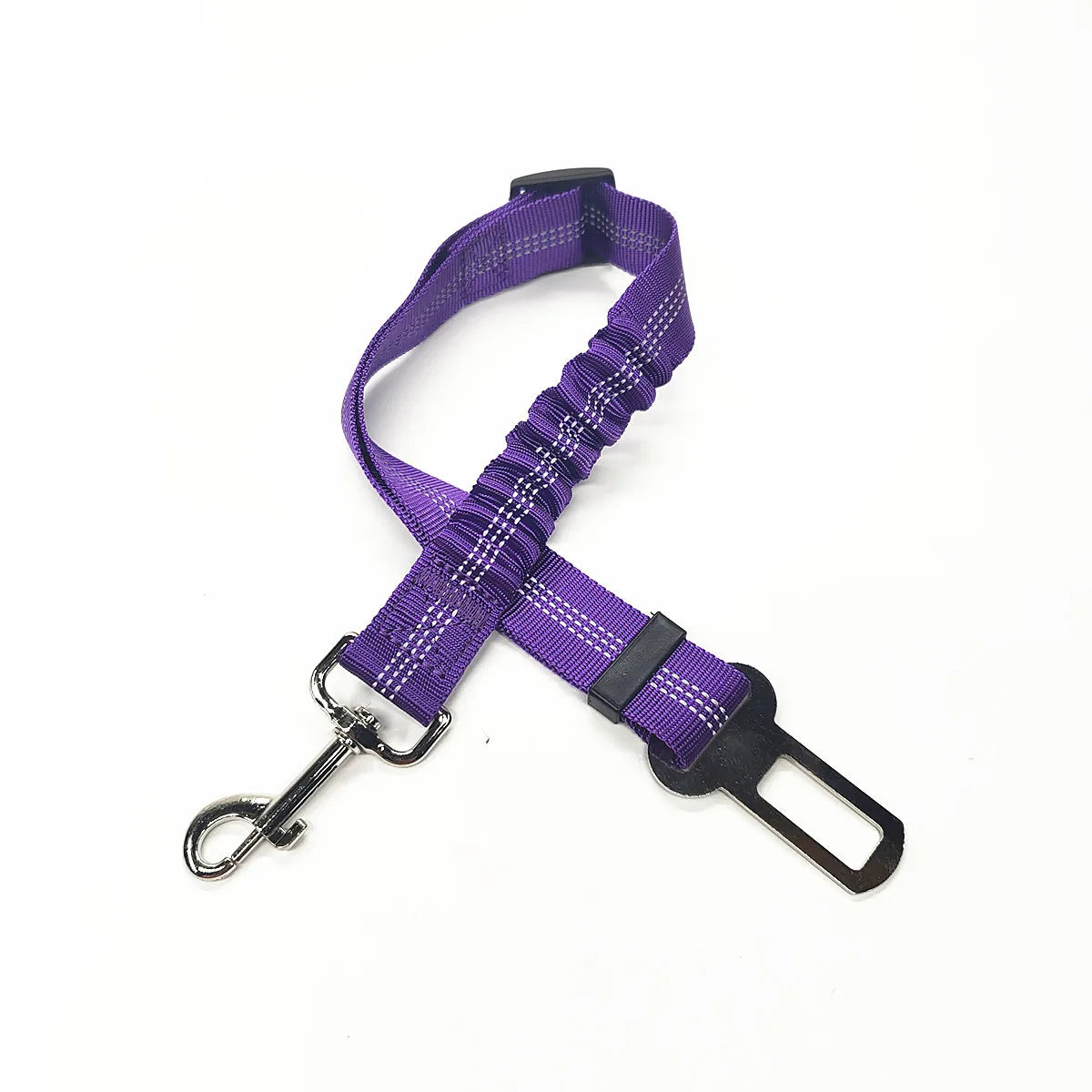 Pet Dog Seat Belt Adjustable Travel Car Safety Harnesses Lead Restraint Reflective Strap