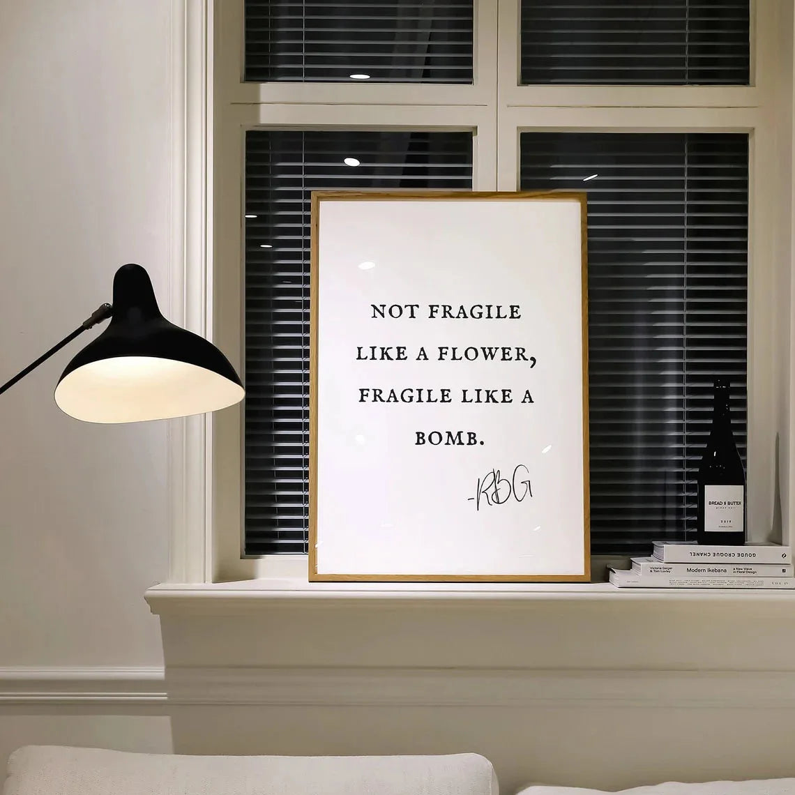 COOL PEOPLE LIVE HERE Text Poster Decor Canvas Home Decor