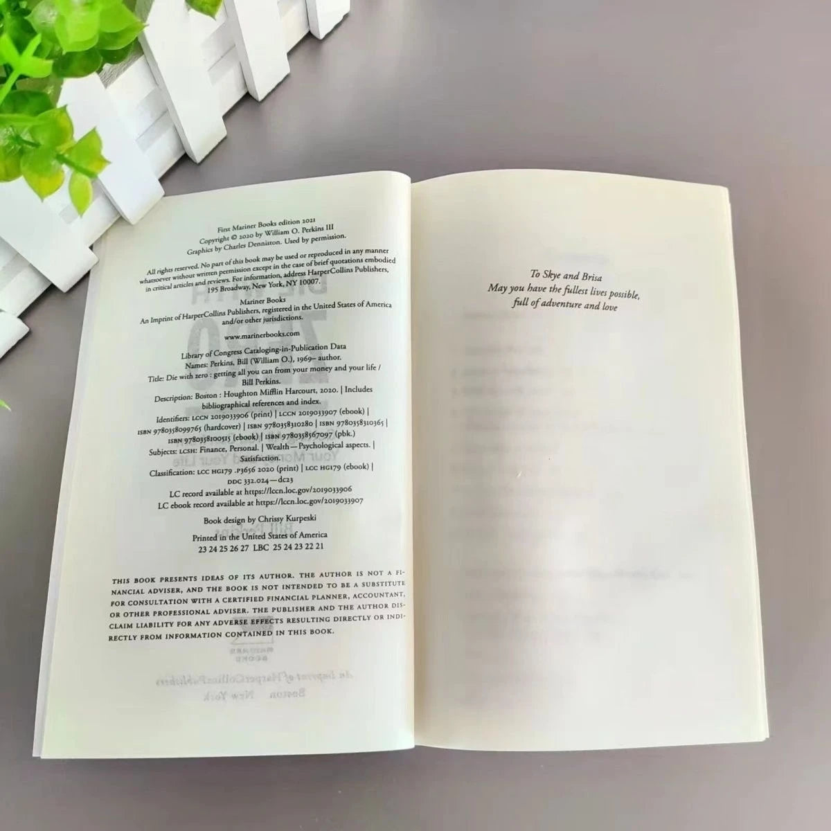 Die with Zero: Getting All You Can from Your Money By Bill P. English Books