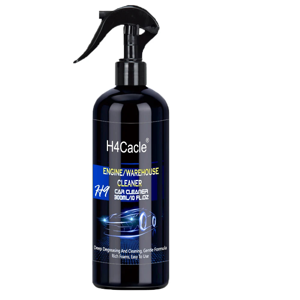 H9 Car Engine Degreaser Foaming No Water Degreaser Remove Heavy Duty Grease