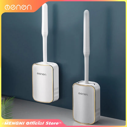 MENGNI-Luxury Toilet Brush Bathroom Wall-mount Quick Draining Clean Tool Cleaning Brush Bathroom Accessories Sets