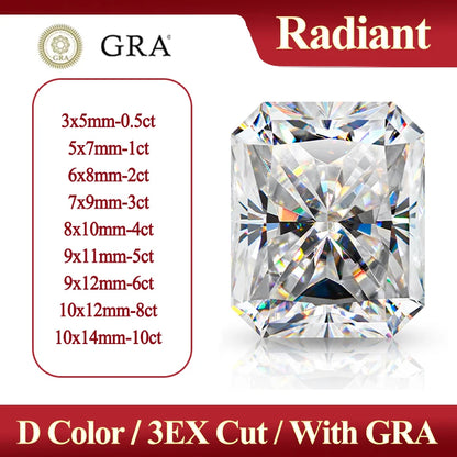 Special Cut Star / Octagon / Hexagon / Four Leaf / Asoka D Certified GRA Moissanite Loose Stones Moissanite Diamond For Jewelry