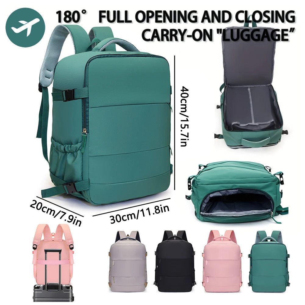 IBOSAVER 40X30X20Cm Boarding Travel Backpack Ryanair, Easyjet, and WizZair