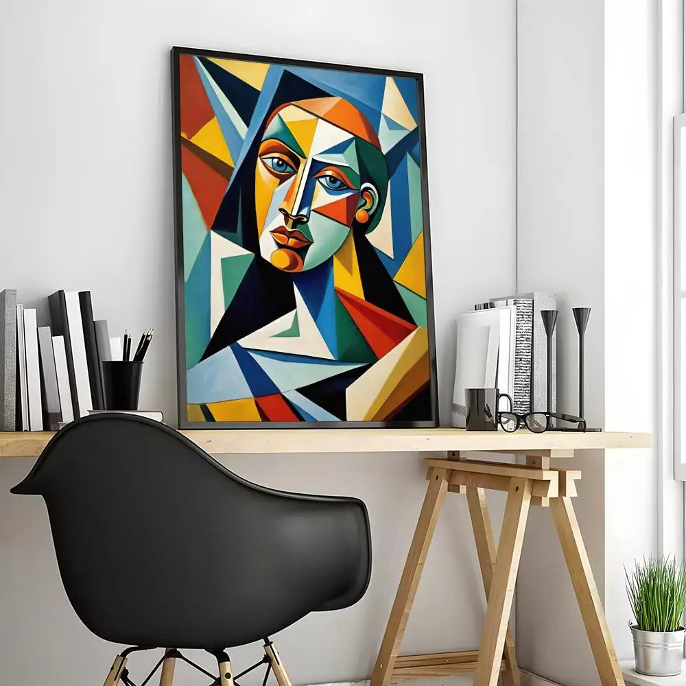Picasso Painting Calligraphy Canvas Poster: Crease Free Waterproof Durable All Space Wall Decor