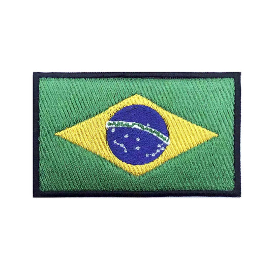 Brazil Patches Embroidered Patch Loop Iron On Embroidery