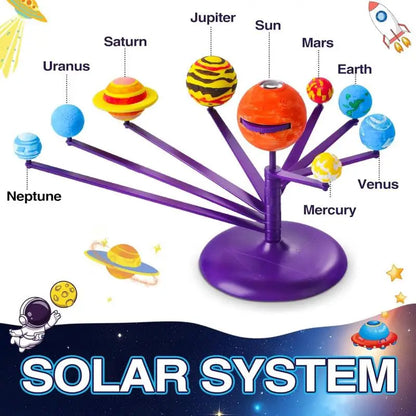 Kids Solar System Model Kit Planet Ages 6+ (Includes Paint & Brush)