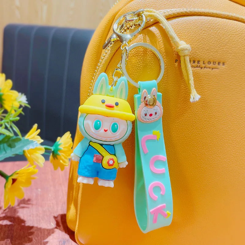 Labu Doll Key Chain Couple Schoolbag Pendant