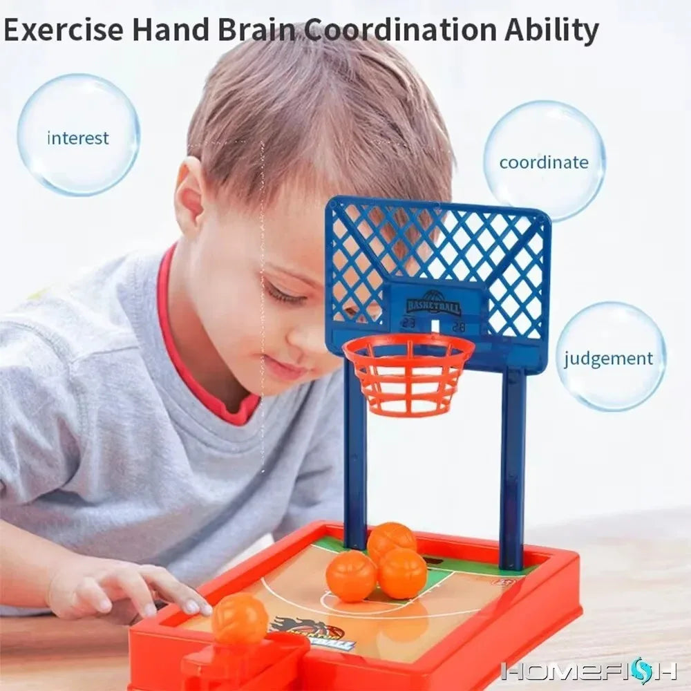 Basketball Game Mini Desktop Tabletop Portable Travel Or Office Game Set Fun Sports