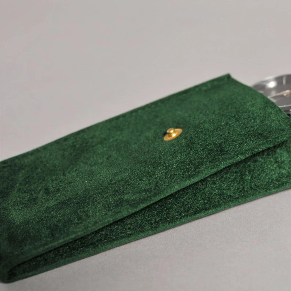 Single Watch Storage Pouch Soft Velvet Travel Case Protective Cushion