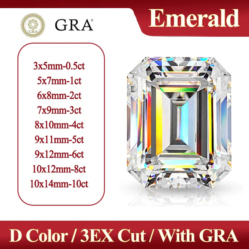 Special Cut Star / Octagon / Hexagon / Four Leaf / Asoka D Certified GRA Moissanite Loose Stones Moissanite Diamond For Jewelry