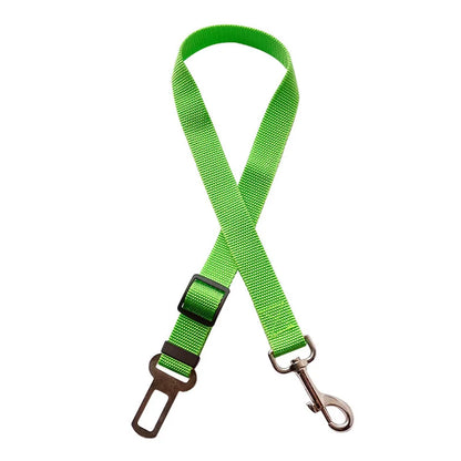 Pet Dog Seat Belt Adjustable Travel Car Safety Harnesses Lead Restraint Reflective Strap