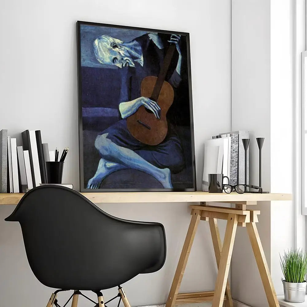 Picasso Painting Calligraphy Canvas Poster: Crease Free Waterproof Durable All Space Wall Decor