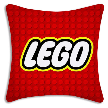 Cool For Legos Game Pillow Covers Cartoon Sofa Decorative Home Double-sided Printing Short Plush Cute Cushion Cover