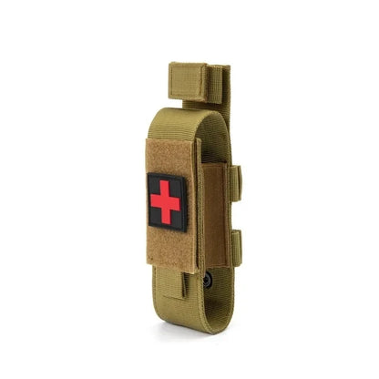 Portable outdoor 2-piece tactical first aid kit, tourniquet, survival kit, medical equipment, outdoor equipment kit,