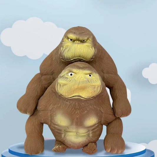 Cute Monkey Squeeze Animal Figure Office Ornament Home Dec Stress Humor