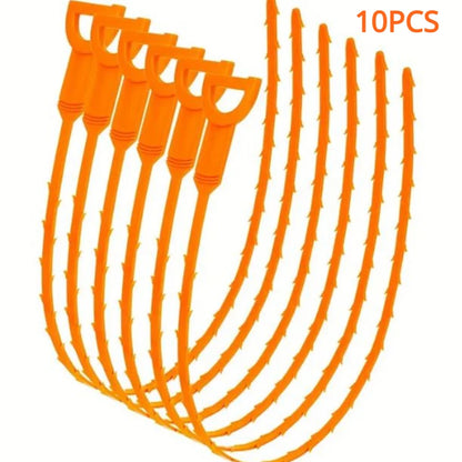 3PCS Drainage Blockage Remover Shower Clean The Sink Snake Bathroom Accessories
