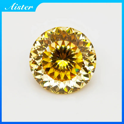 New Colors Round100 Faceted Cut Moissanite Loose Stone Diamond Russian Bird Nest Cut Moissanite Gemstone with GRA Certificate