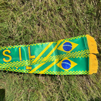 Brazil flag scarfs14x130cm Brazil flag scarf Presidential Election
