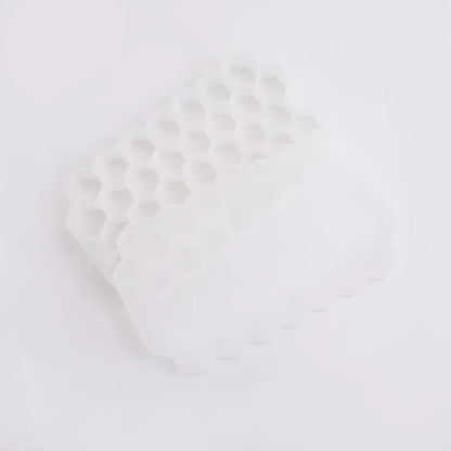 Food Grade Honeycomb Silicone Ice Tray Easy Release Ice Cube Film Reusable Freezer Mould Household Kitchen Drink Frozen Making