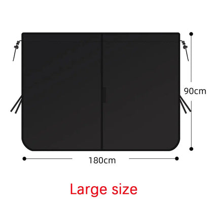 Car Privacy Sunshade Curtain Isolation Window Shade Privacy Travel Nap Night Car Camping Detachable Simple Curtain Polyester