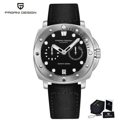 PAGANI Automatic Mechanical Watch Diver 200M Waterproof Sapphire