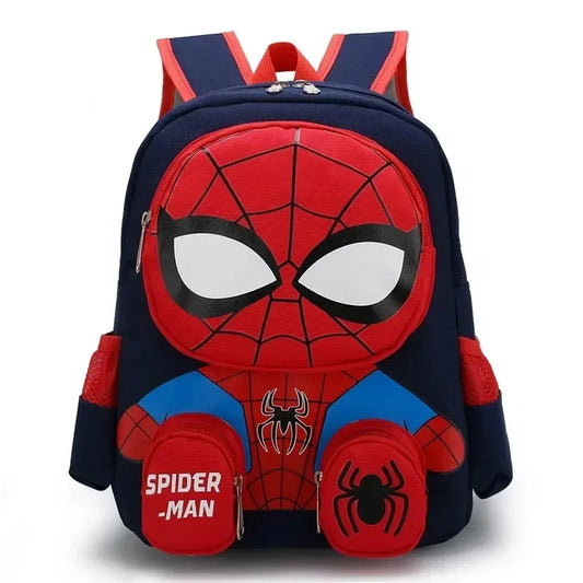 Spider Cartoon Backpack for Boys – Lightweight Waterproof School & Travel Bag with Large Capacity