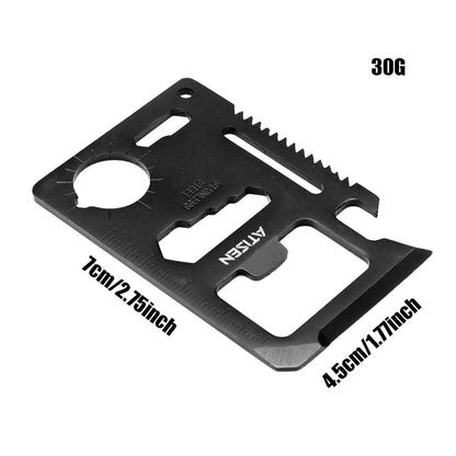 Multifunctional Portable Steel Tool Card Outdoor Survival 46in1